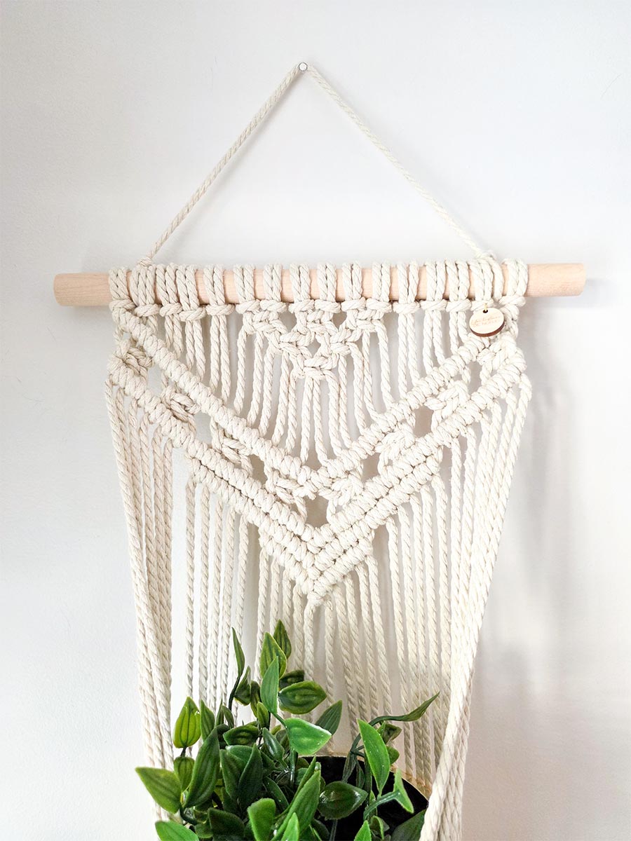 JARDINIÈRE MURALE CLARA, modèle grand, couleur naturel