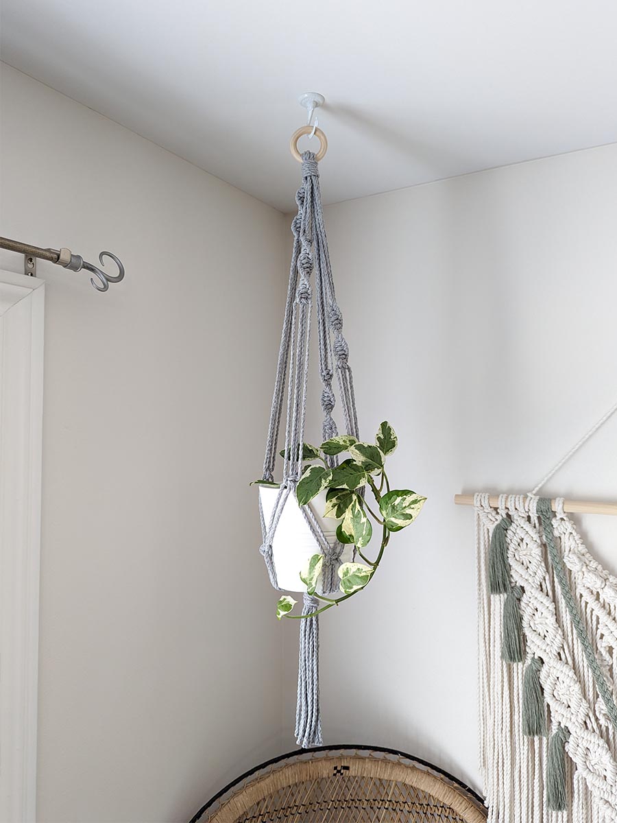 JARDINIÈRE LOLA, jardinière en macramé