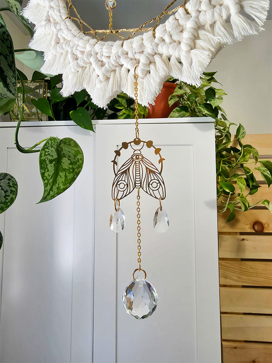 Capteur de soleil Celestia – Macramé bohème couleur naturel