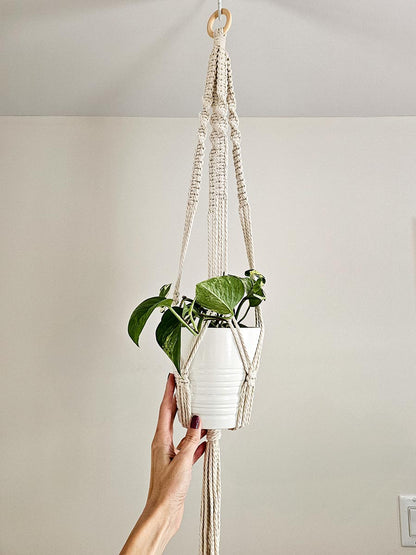 JARDINIÈRE MILA, jardinière en macramé