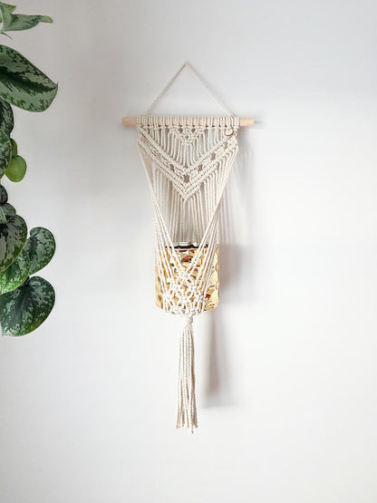 JARDINIÈRE MURALE CLARA, modèle grand, couleur naturel