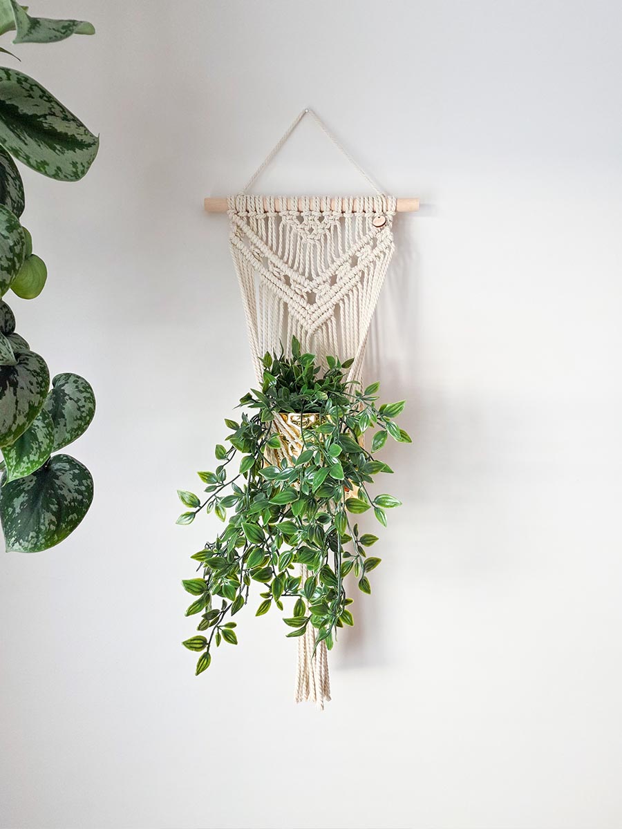 JARDINIÈRE MURALE CLARA, modèle grand, couleur naturel