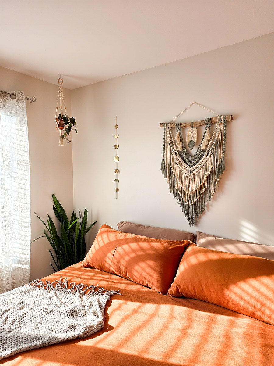 Macramé mural Amaïa