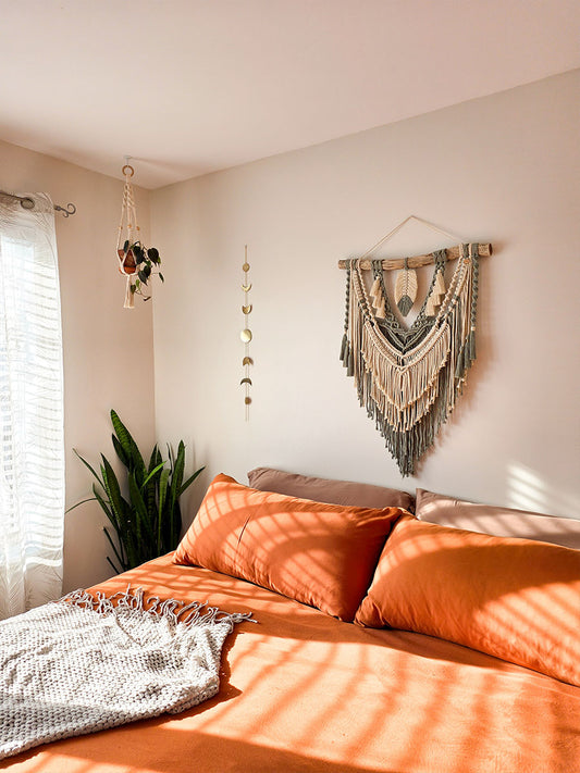 Macramé mural Amaïa
