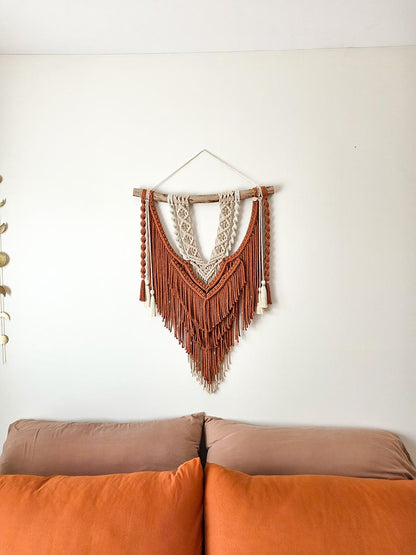 Macramé mural Iria