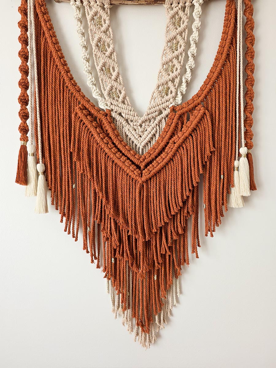 Macramé mural Iria