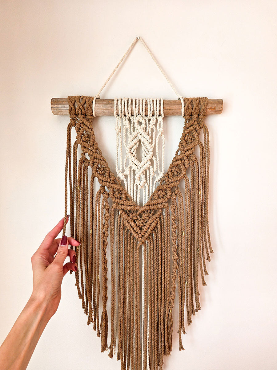 Macramé mural Alma