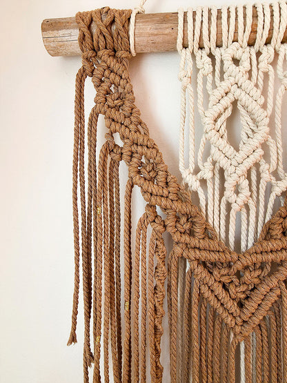 Macramé mural Alma