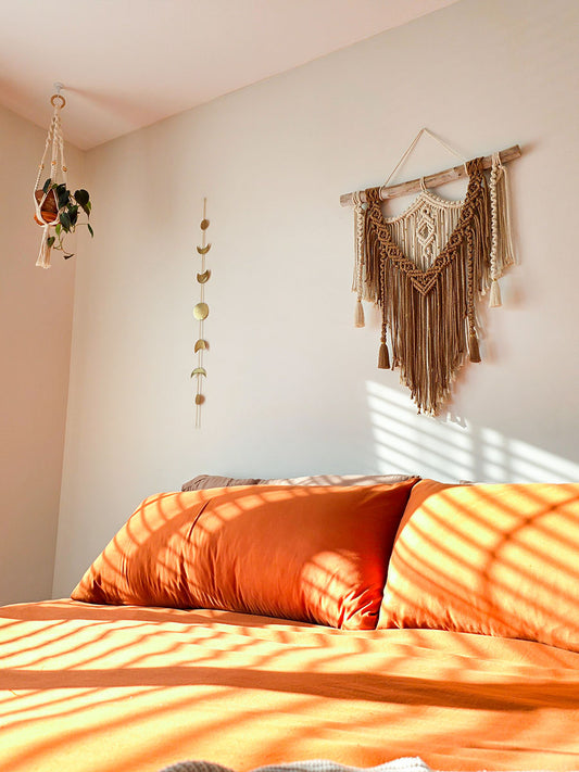 Macramé mural Gaïa