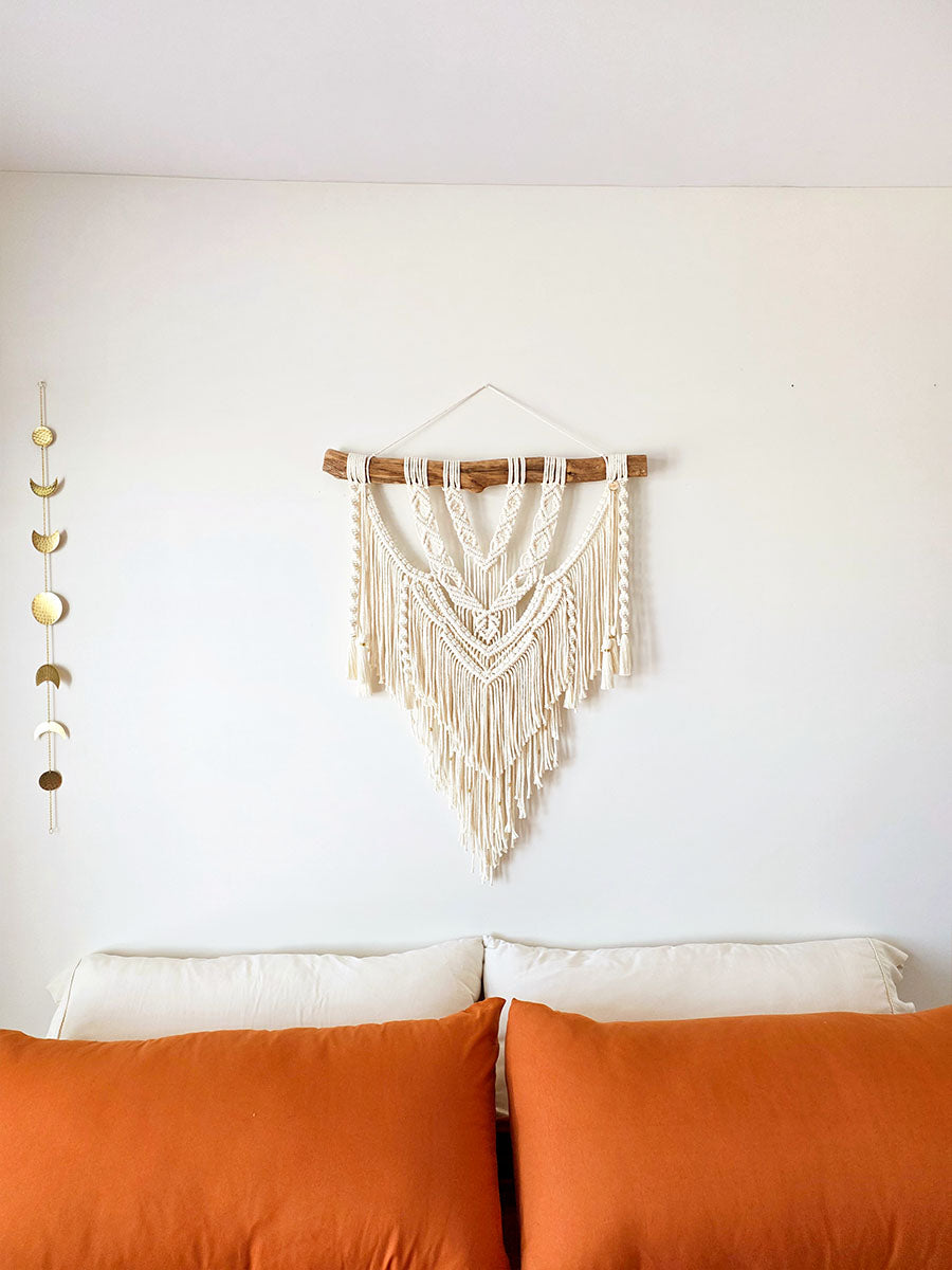 Macramé mural Solaya
