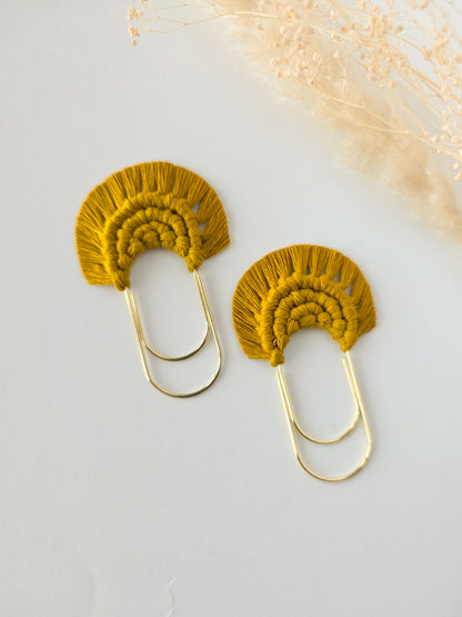 Marque-pages en macramé