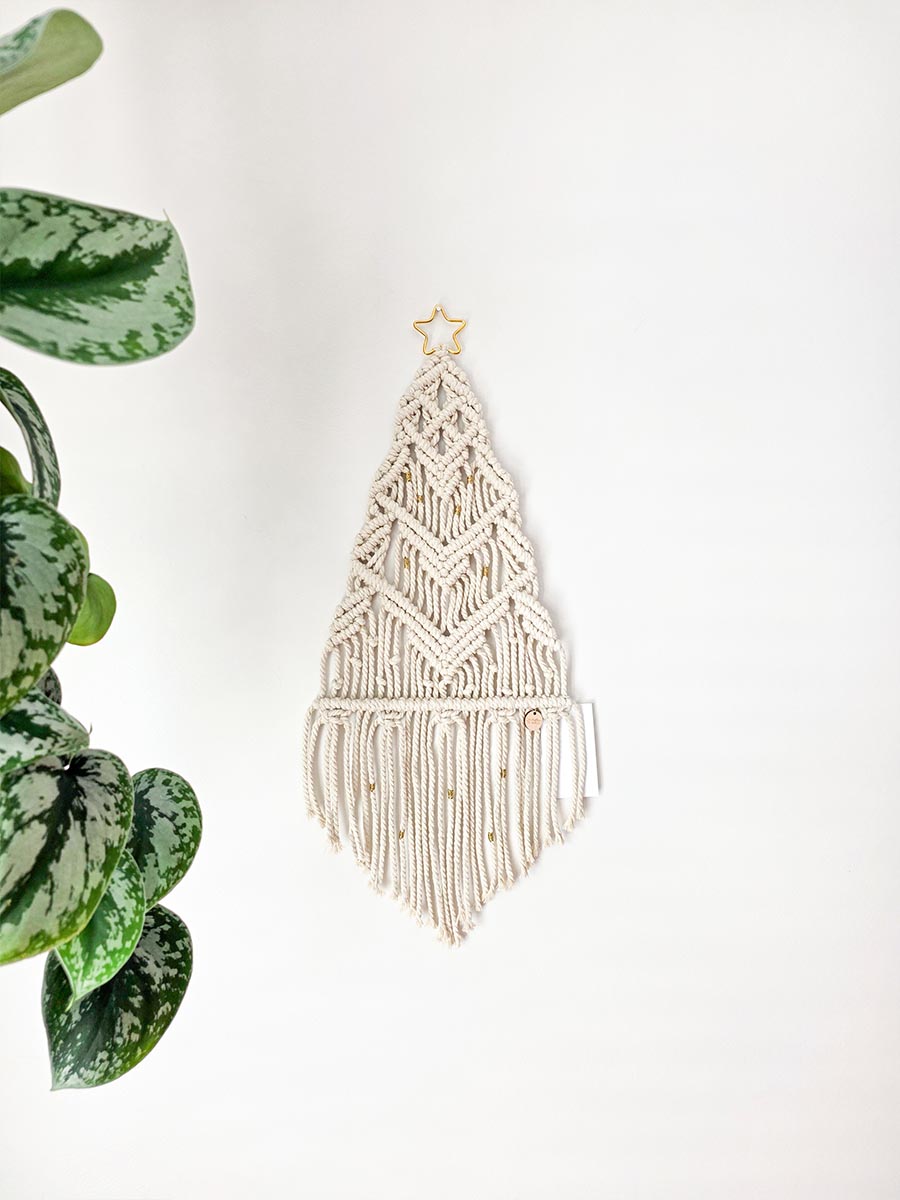 Sapin Ayra, sapin de Noël en macramé