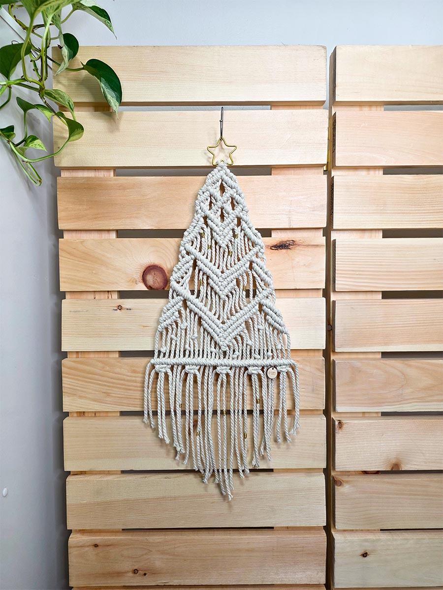Sapin Ayra, sapin de Noël en macramé