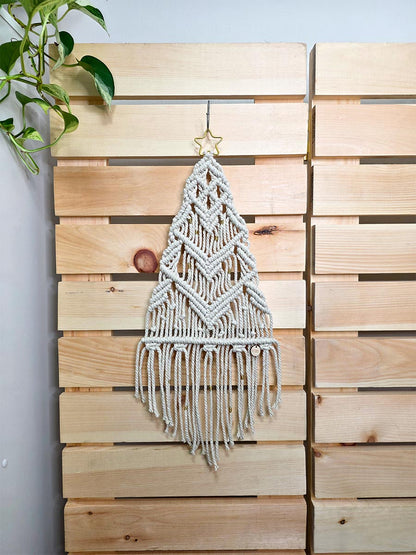 Sapin Ayra, sapin de Noël en macramé