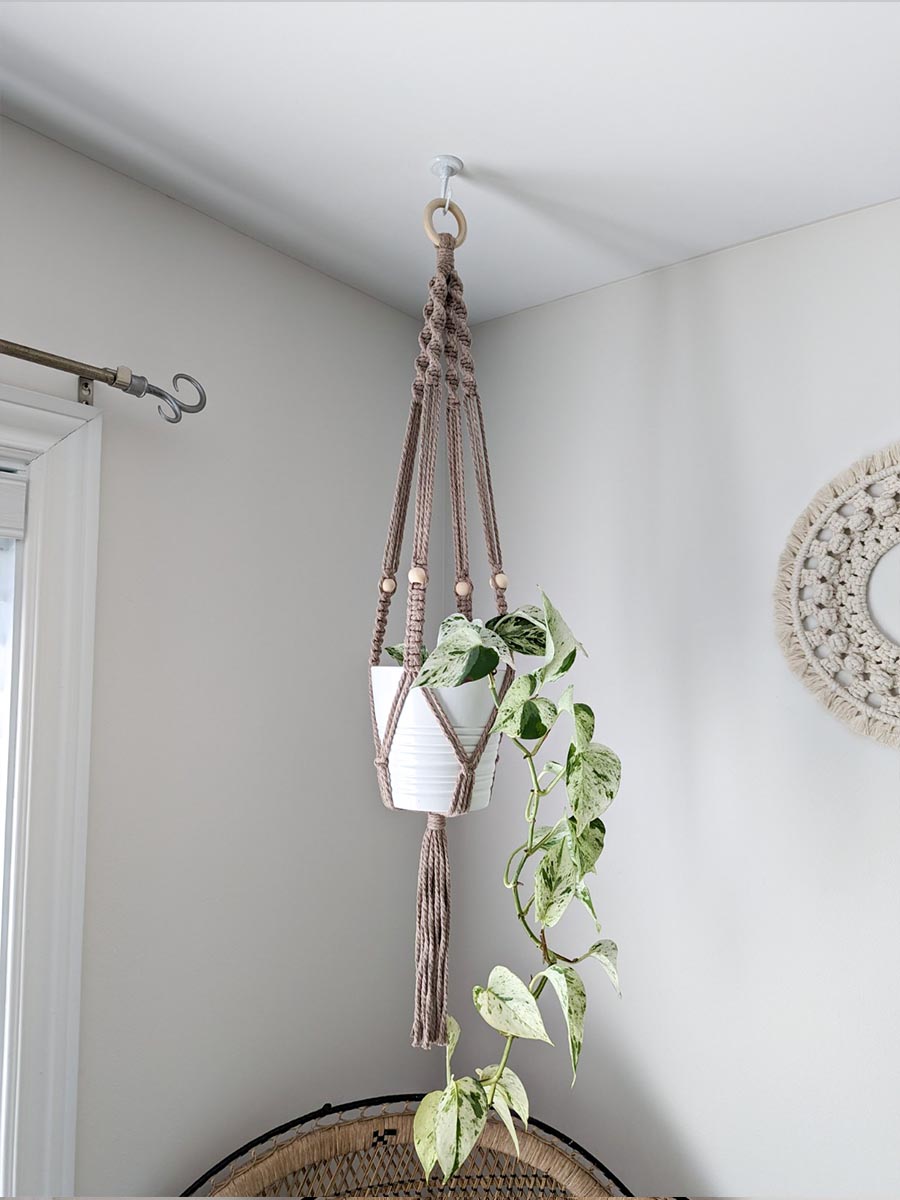 JARDINIÈRE SIMONE, couleur taupe