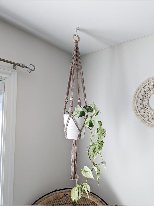 JARDINIÈRE SIMONE, couleur taupe